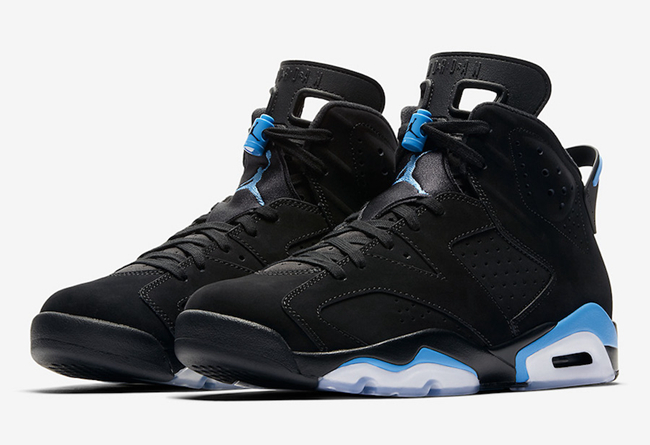 Air Jordan 6,UNC,384664-006,AJ  下月初登场！黑北卡 Air Jordan 6 “UNC” 官图释出
