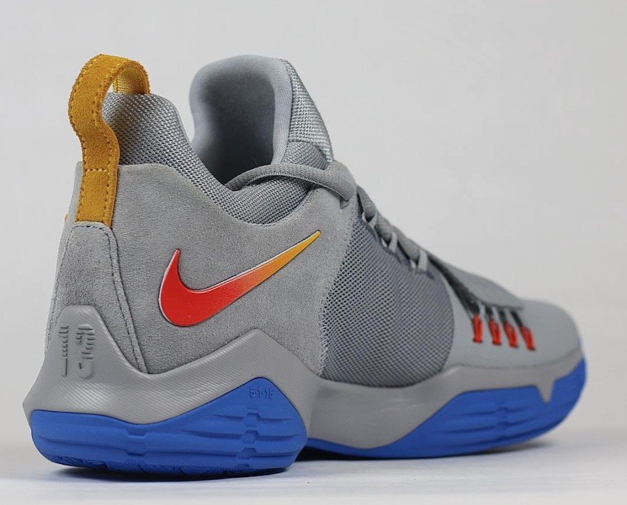 Nike,PG 1  雷霆主场色调！泡椒赛场上脚 PG 1 “Grey Suede” PE 近赏