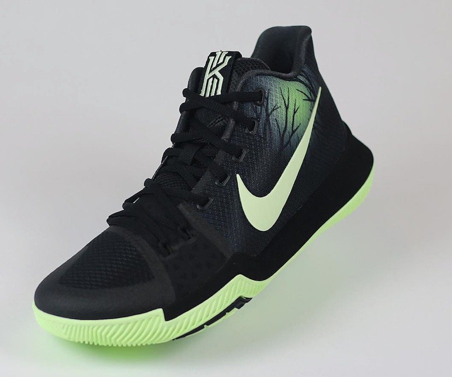 Nike,Kyrie 3,Fear  “恐惧”主题再现江湖！欧文赛场上脚 Kyrie 3 “Fear” PE