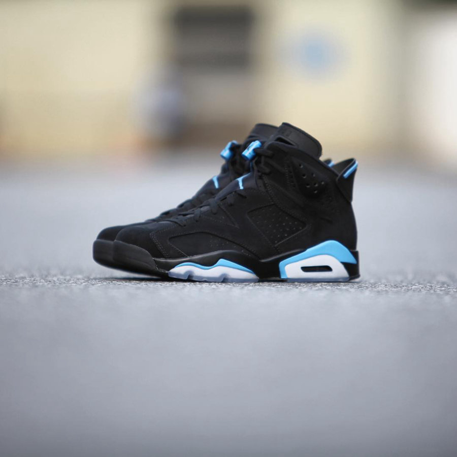 Air Jordan 6,UNC,AJ6,384664-00  本周登场！黑北卡 Air Jordan 6 “UNC” 实物细节近赏