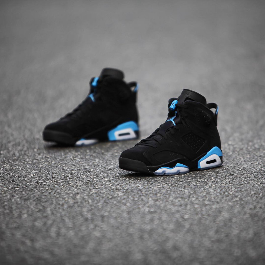 Air Jordan 6,UNC,AJ6,384664-00  本周登场！黑北卡 Air Jordan 6 “UNC” 实物细节近赏