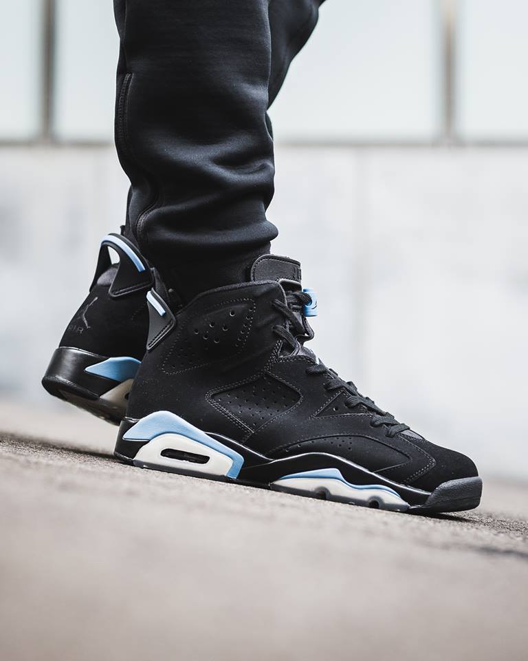 AJ6,Air Jordan 6,384664-006  明日登陆官网！Air Jordan 6 “UNC” 上脚美图欣赏