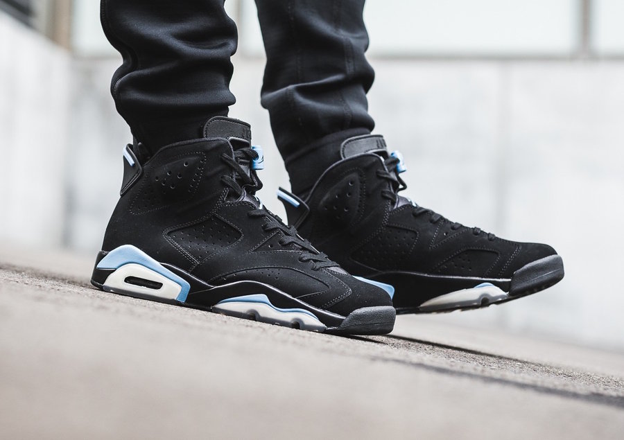 AJ6,Air Jordan 6,384664-006  明日登陆官网！Air Jordan 6 “UNC” 上脚美图欣赏