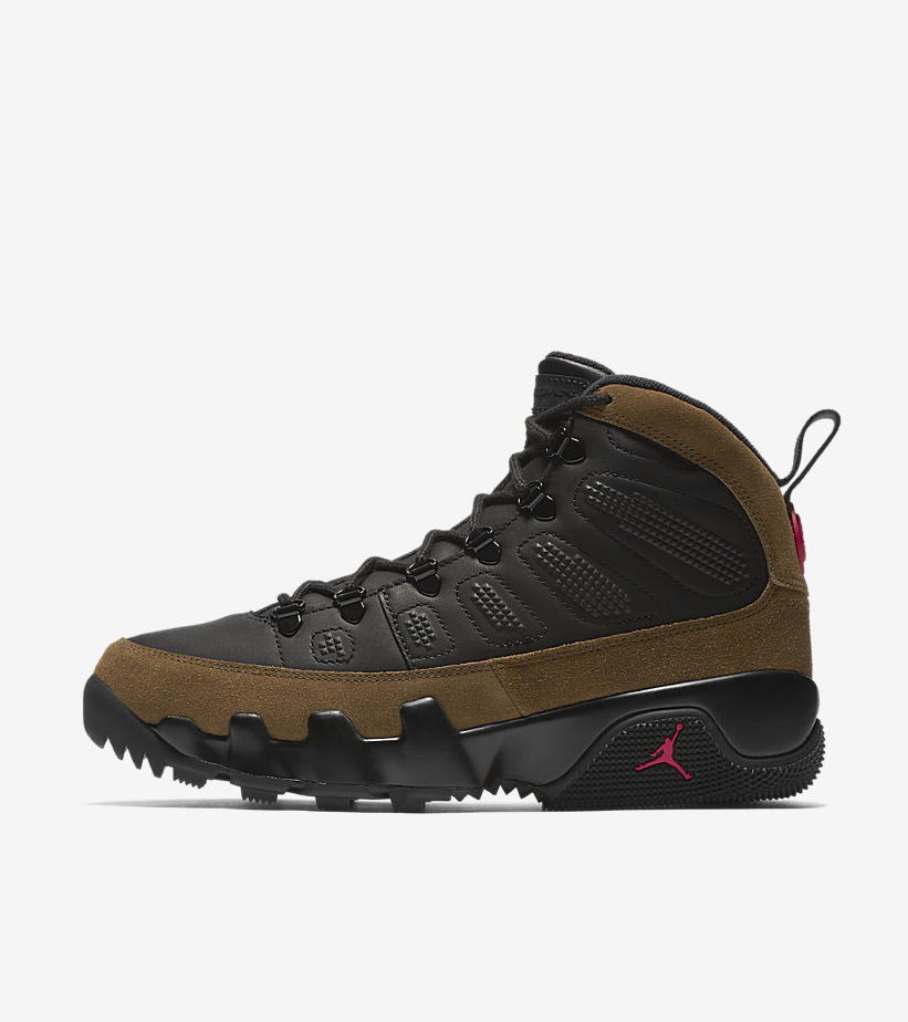 Air Jordan 9,AJ9,Boot  应对恶劣天气！两款 Air Jordan 9 Boot NRG 明早发售！