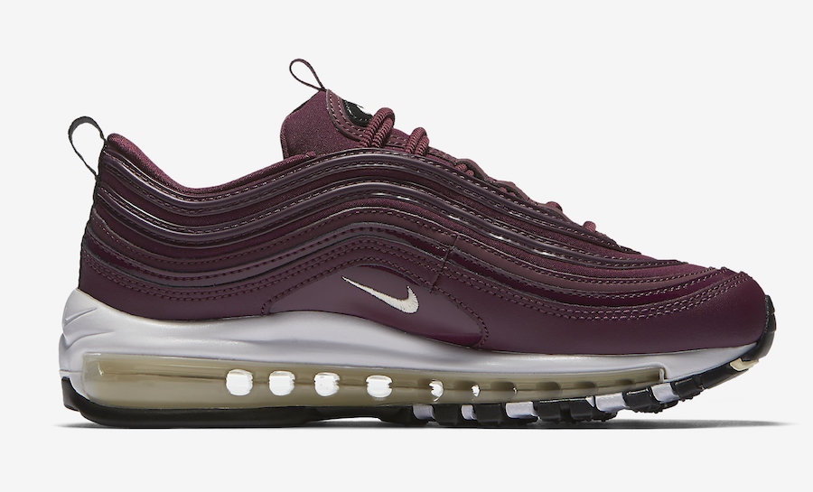 Air Max 97,Nike,917646-601,917  华贵酒红 + 百搭黑白！两款 Air Max 97 新配色本月登场