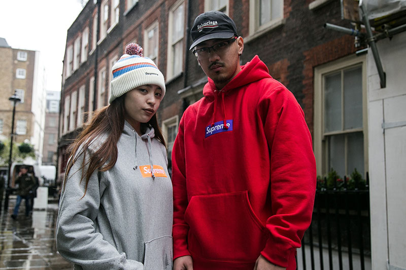 Supreme,Box Logo  Supreme Bogo 突击上架！看看伦敦发售现场潮人都穿的什么？