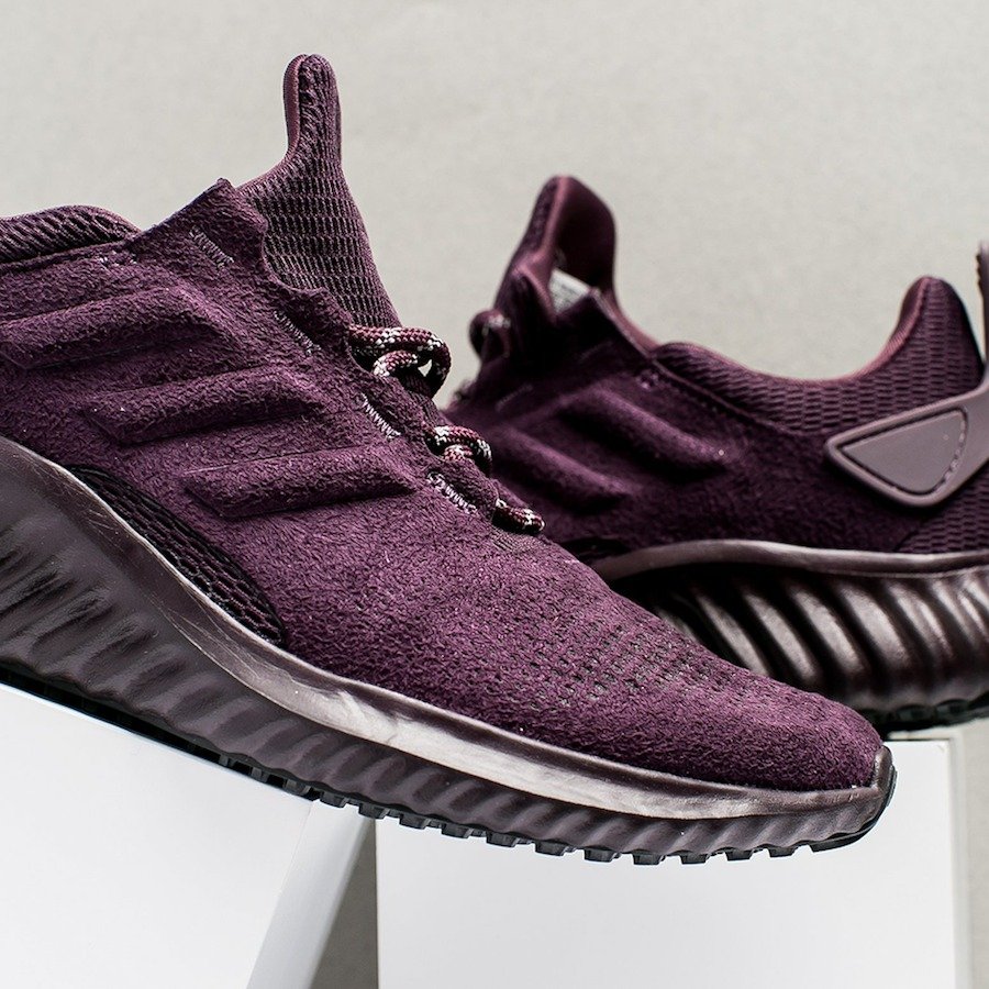 adidas,AlphaBounce,CG4675  华丽变身！酒红麂皮 adidas AlphaBounce CR 现已发售