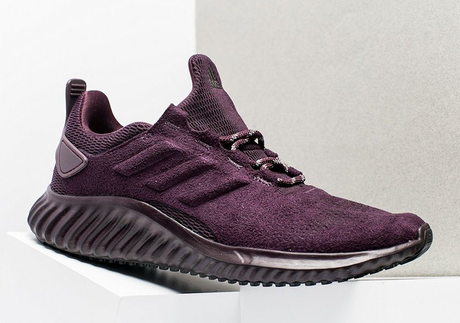 adidas,AlphaBounce,CG4675  华丽变身！酒红麂皮 adidas AlphaBounce CR 现已发售
