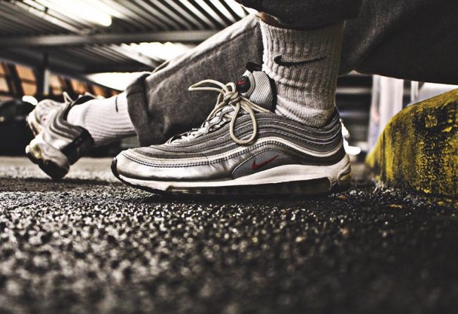 Nike,Air Max 97,884421-001  明早上架！银子弹 Air Max 97 再次登陆官网！