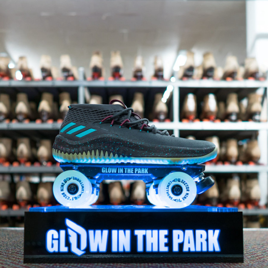 Dame 4,Glow In The Park,adidas  限量 50 双！Dame 4 “Glow In The Park” 旱冰鞋版本曝光