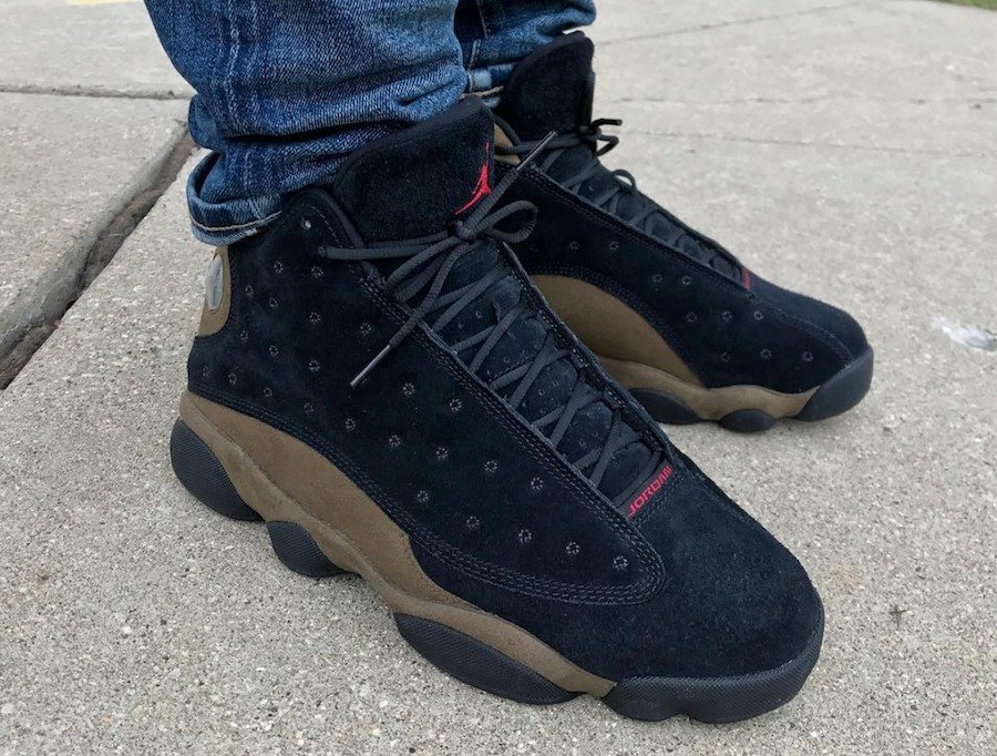 Air Jordan 13,Olive,AJ13,41457  发售日期确定！麂皮质感 Air Jordan 13 “Olive” 明年一月发售