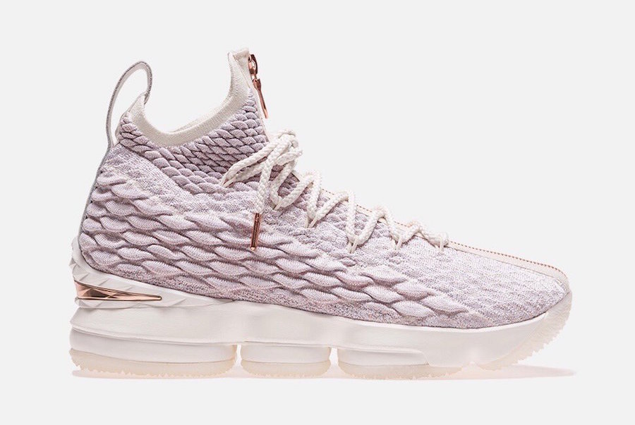 Nike,LeBron 15,KITH  詹皇圣诞战靴！玫瑰金 KITH x LeBron 15 或于近日发售