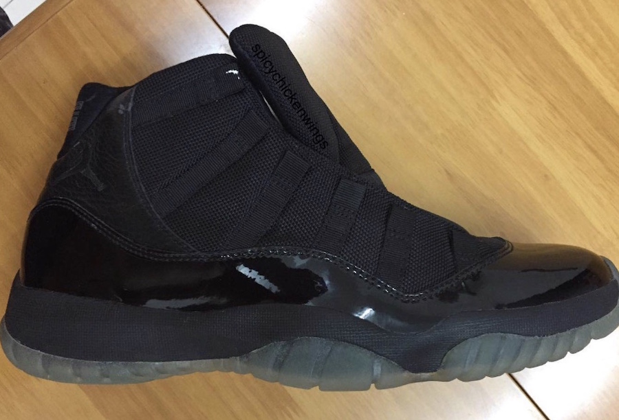 Air Jordan 11,AJ11,378037-005  明年 5 月！2018 款 Air Jordan 11 “Blackout” 再曝 Sample 谍照！