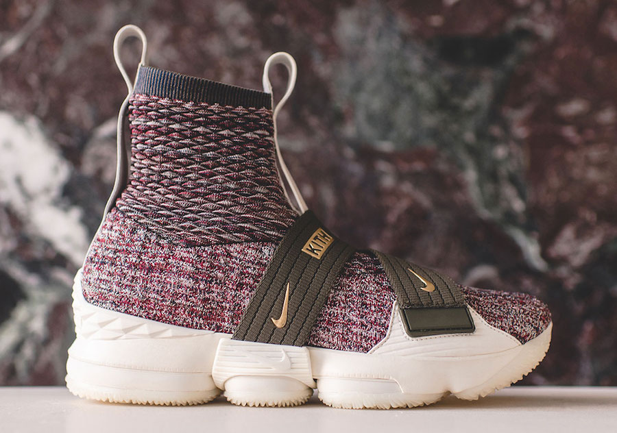 KITH,LeBron 15,Nike  高清细节近览！KITH x LeBron 15 终于公布了发售详情！