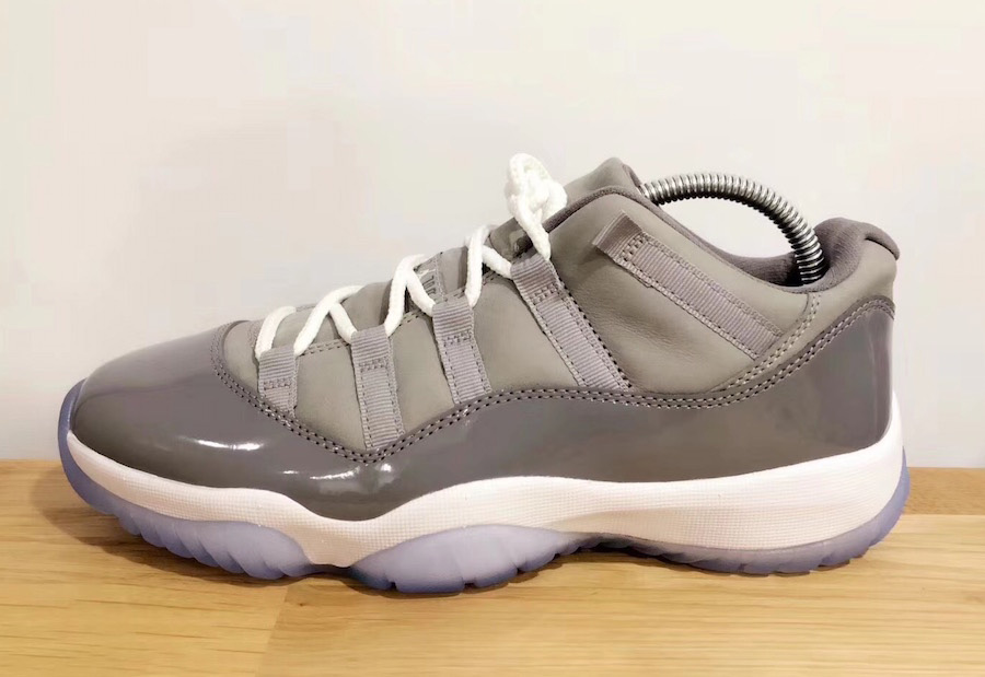 528895-003,AJ11,Air Jordan 11, 528895-003 AJ11 明年 5 月发售，酷灰 Air Jordan 11 Low 细节加料、质感升级！