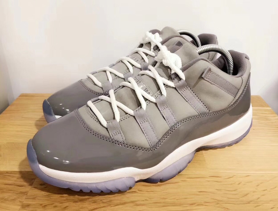528895-003,AJ11,Air Jordan 11, 528895-003 AJ11 明年 5 月发售，酷灰 Air Jordan 11 Low 细节加料、质感升级！