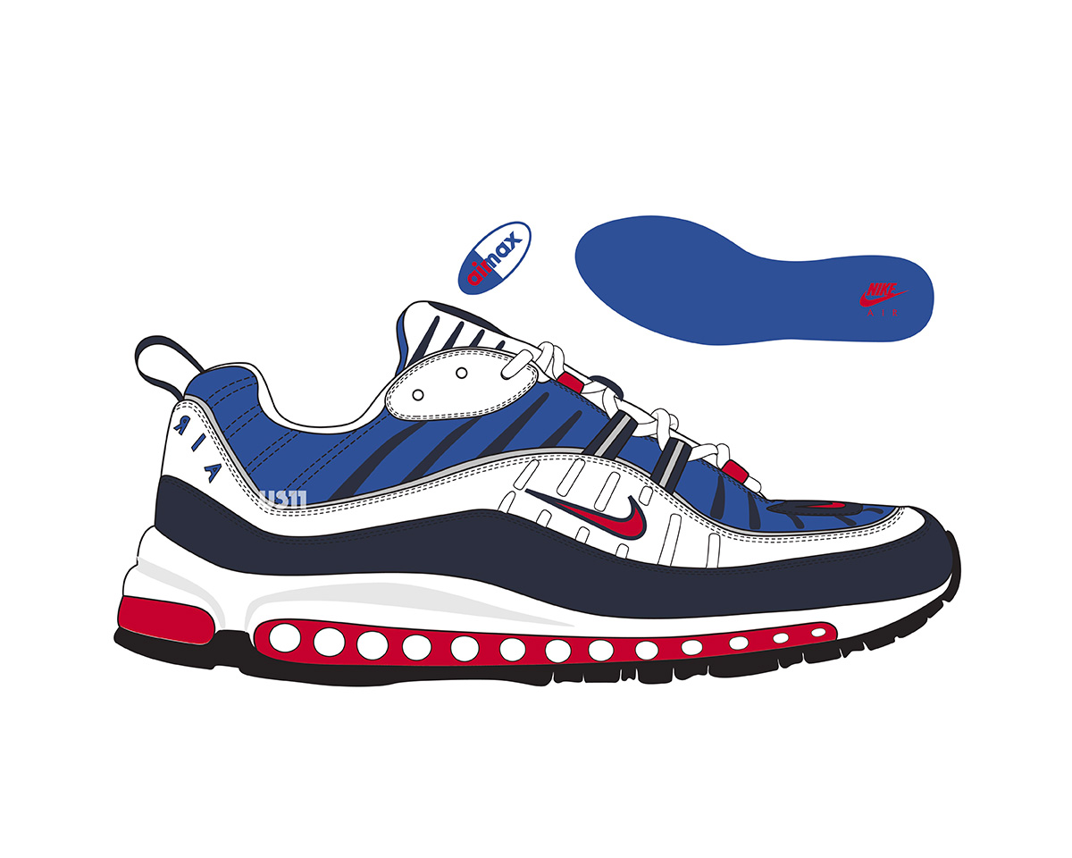 Air Max 98,Nike  活力视觉系！这两双 Nike Air Max 98 将在 2018 年发售