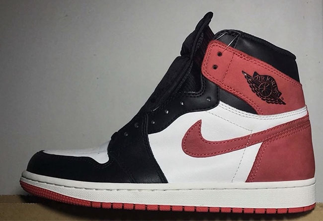 Air Jordan 1,AJ1,6Rings  酷似 “黑脚趾”！Air Jordan 1 “6Rings” 实物首次曝光！