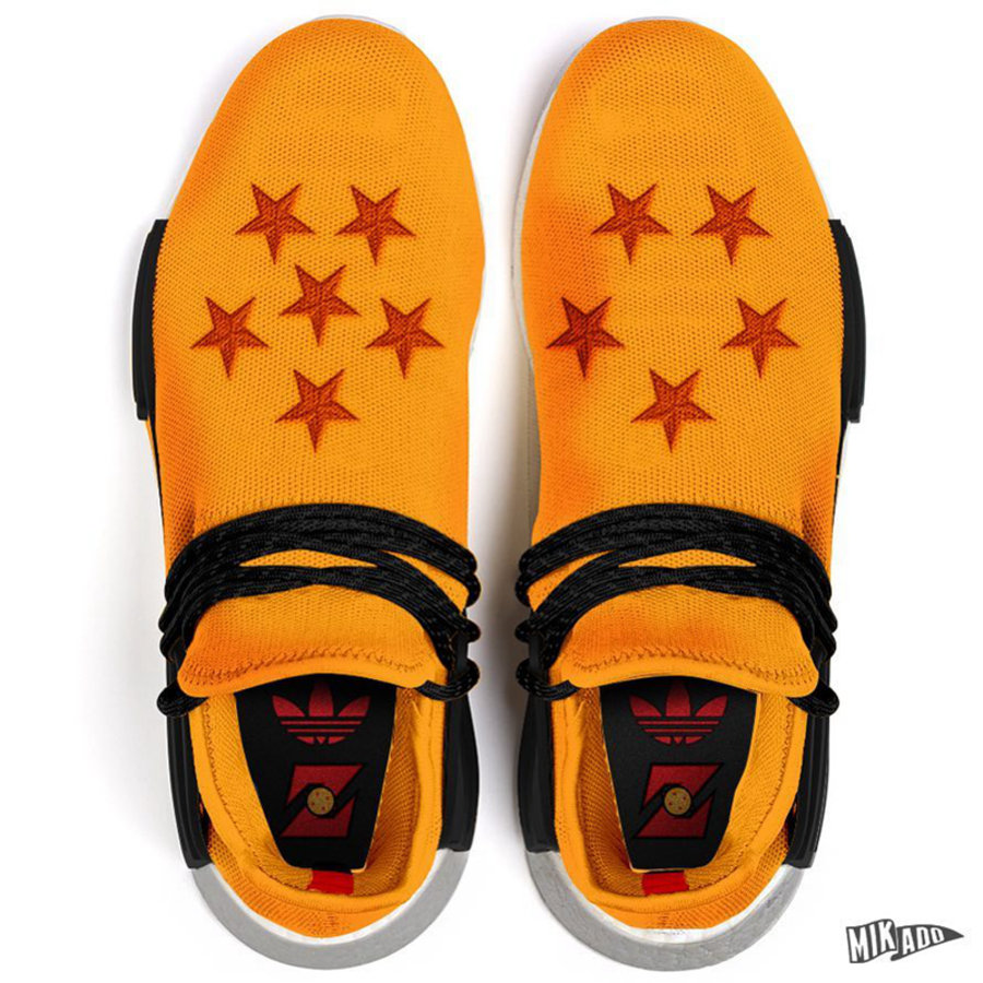 adidas,Dragon Ball Z,Hu NMD  趣味十足！这两款 《七龙珠》 主题的 Hu NMD 你给打几分？