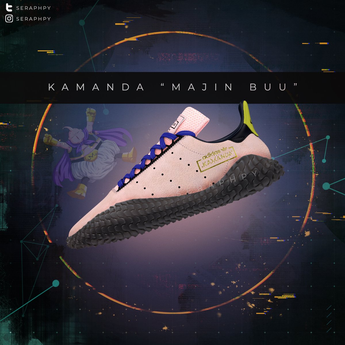 adidas,Dragon Ball Z,The Kaman  魔人布欧降临！龙珠 Z x adidas The Kamanda 首次曝光