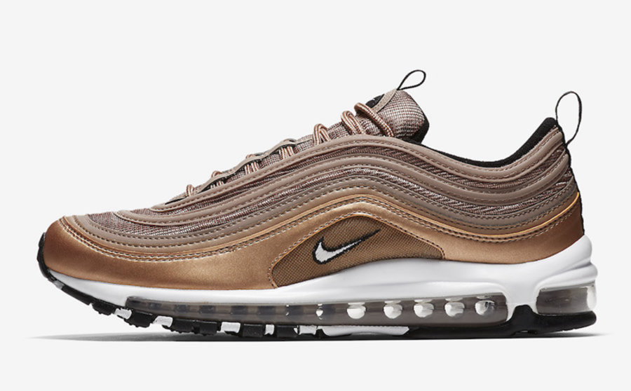 Air Max 97,Nike,Metallic Red B  复古铜色装扮！全新配色 Air Max 97 明日上架发售