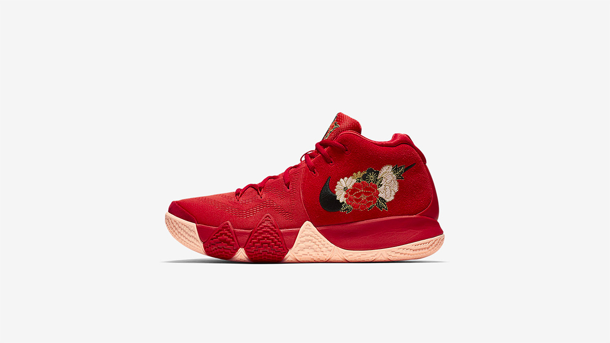 943807-600,Kyrie 4,Nike 943807-600 中国区下周发售！新年配色 Kyrie 4 CNY 要来了！