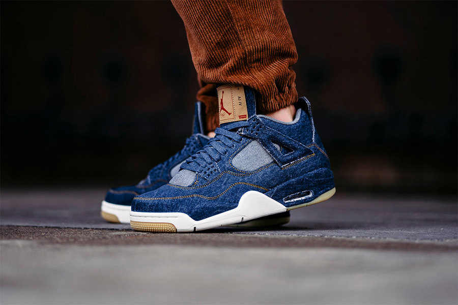 还有,黑色,配色,Levis,Air,Jordan,“,Bl  还有黑色配色！Levis x Air Jordan 4 “Black” 将在六月份发售