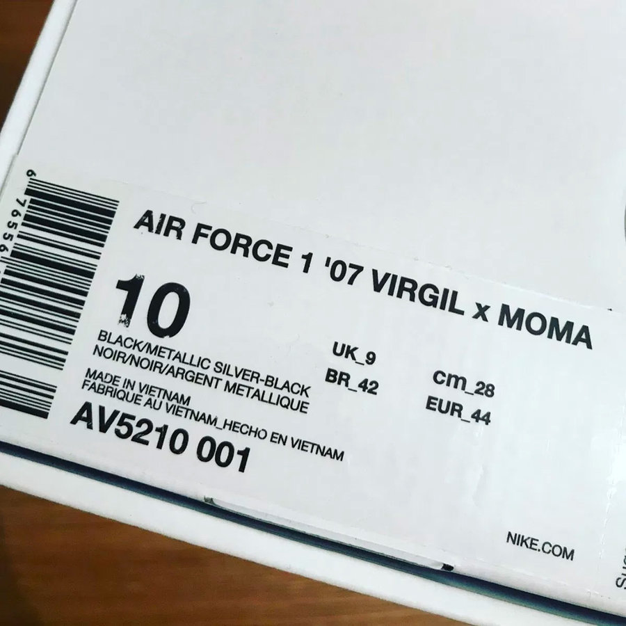 AF1,Air Force 1,Nike AF1 全黑配色 OFF-WHITE x Nike Air Force 1 再度亮相！