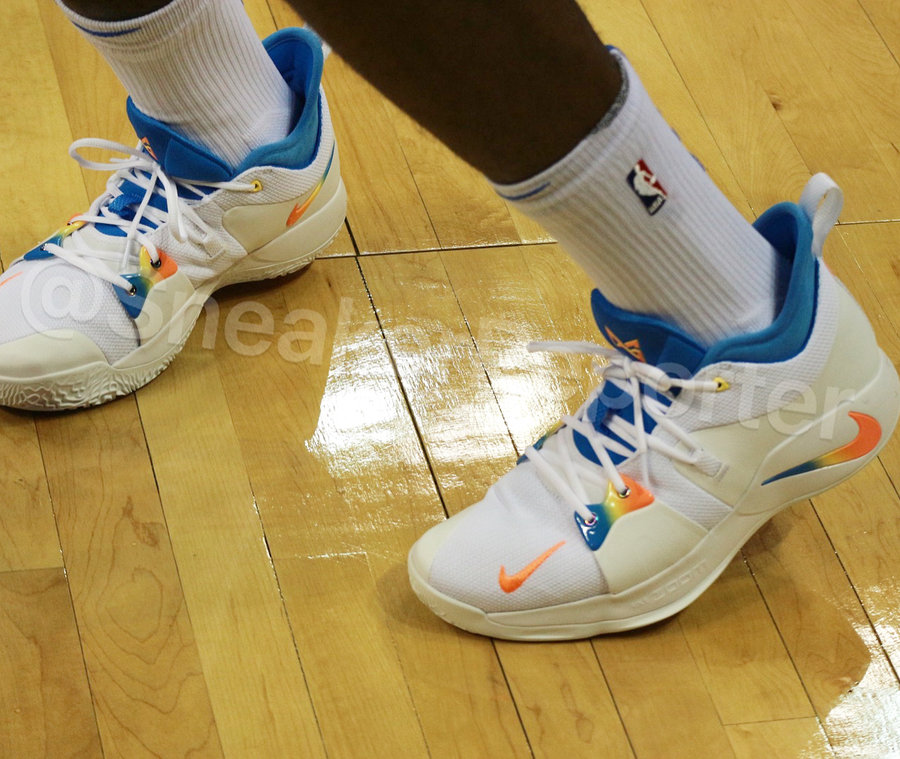 Nike,PG2  雷霆队主场配色！泡椒上脚 PG2 全新配色