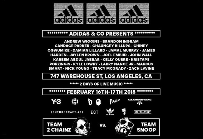 adidas,adidas Originals  除了 BAPE 联名、4D 打印还有超多巨星！adidas 全明星周末要搞事情