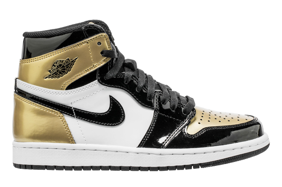 Air Jordan 1,AJ1,861428-007  关注度极高的黑金脚趾 Air Jordan 1，国内有可能提前发售！