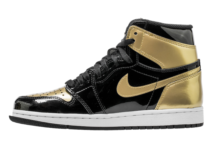 Air Jordan 1,AJ1,861428-007  关注度极高的黑金脚趾 Air Jordan 1，国内有可能提前发售！
