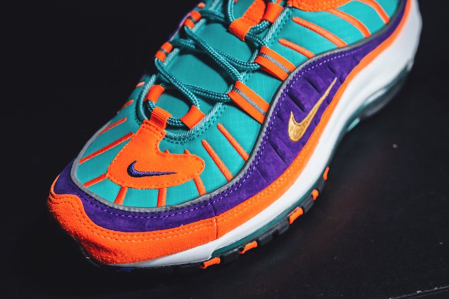 Nike,Air Max 98,924462-800  超醒目撞色！这双多彩的 Air Max 98 将于本月发售
