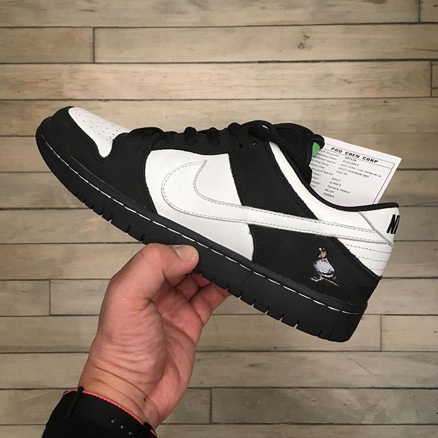 Nike,SB Dunk Low,Pigeon  黑白醒目撞色！鸽子 SB Dunk 曝光全新配色！