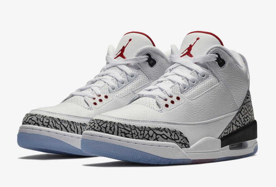 923096-101,AJ3,Air Jordan 3  入手难度不小！白水泥 Air Jordan 3 将于明天登陆官网发售