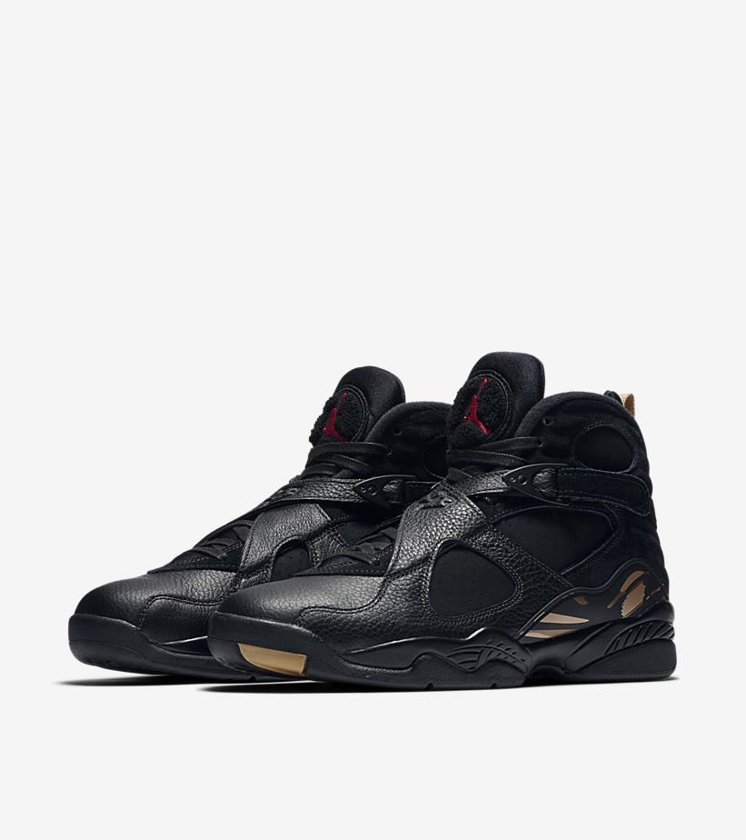 AA1239-135,AJ8,Air Jordan 8 AA1239-135 黑金 + 白金！Air Jordan 8 OVO 中国区下周发售！