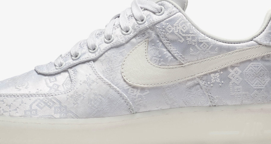 AO9286-100,CLOT,AF1,Nike AO9286-100 白丝绸 CLOT x Air Force 1 中国区将再度发售！日期确定！