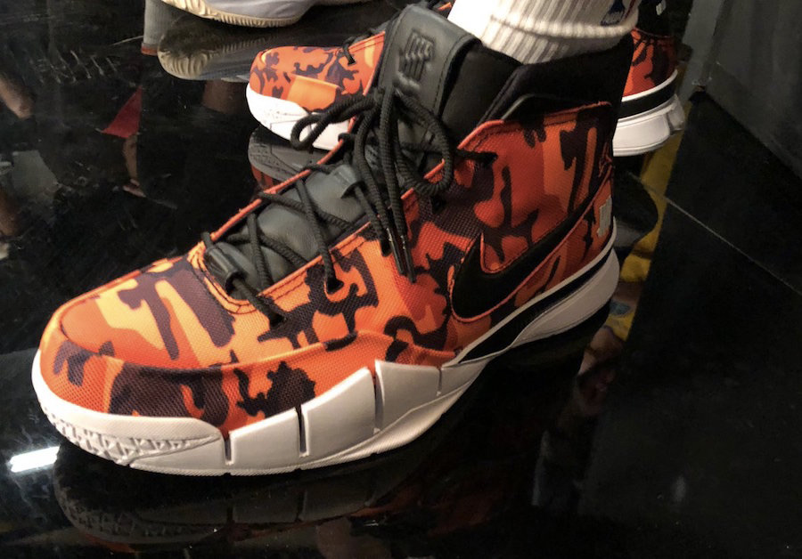 Kobe 1,UNDFTD,Nike  还有红色迷彩配色的 UNDFTD x Kobe 1 Protro！
