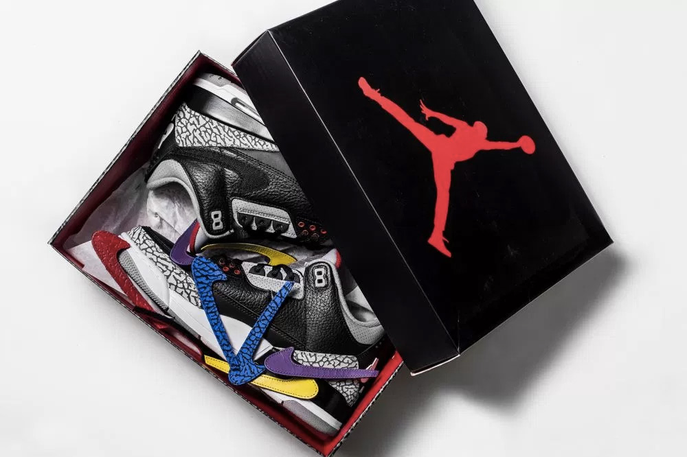 AJ3,Air Jordan 3 AJ3 黑水泥也换钩！这双 Air Jordan 3 “Black Cement” 更具多彩活力！