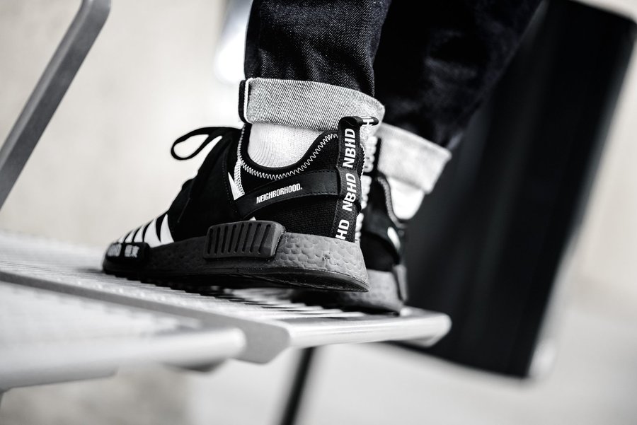 NMD,NBHD,NEIGHBORHOOD  凶猛的上脚效果！NBHD x adidas NMD R1 本周发售