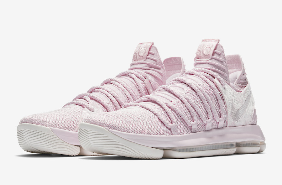 Nike,KD 10,AQ4110-600,AQ4264-6  全家族系列发售！抗乳腺癌配色 KD 10 本周官网上架