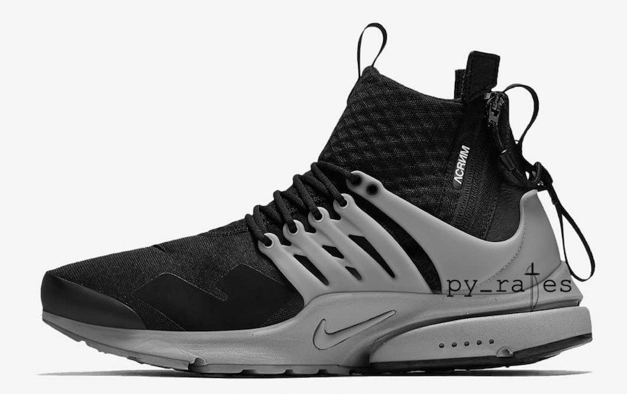 Nike,ACRONYM,Air Presto Mid  超人气联名！全新 ACRONYM x Air Presto Mid 或于九月登场