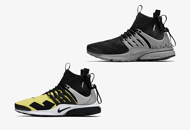 Nike,ACRONYM,Air Presto Mid  要搞大事！ACRONYM x Air Presto Mid 再次曝光两款配色