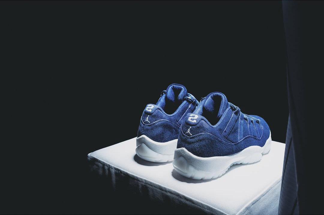 AJ11,Air Jordan 11 AJ11 真的要发售！？蓝麂皮 Air Jordan 11 Low 美图近赏