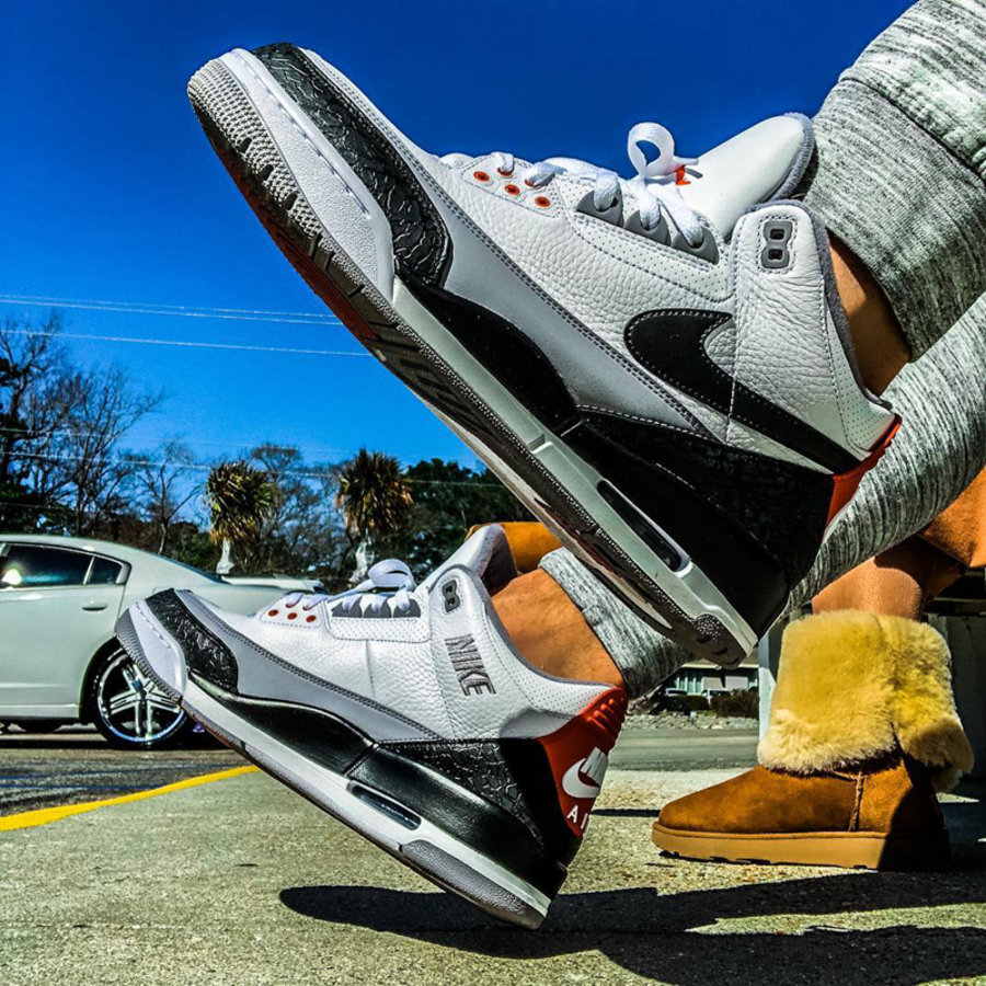 Air Jordan 3,AJ3,AQ3835-160  本月发售！Air Jordan 3 “Tinker” 上脚美图抢先预览