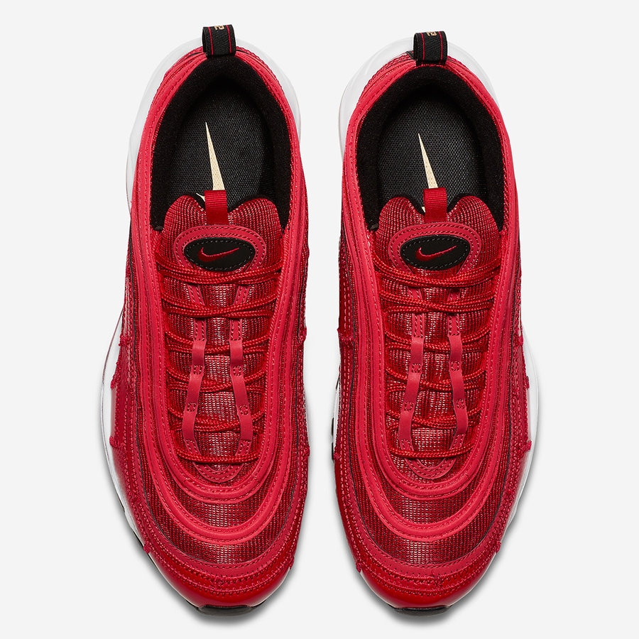 Nike,Air Max 97,AQ0655-600  C 罗专属配色！大红 Air Max 97 “CR7” 四月正式发售