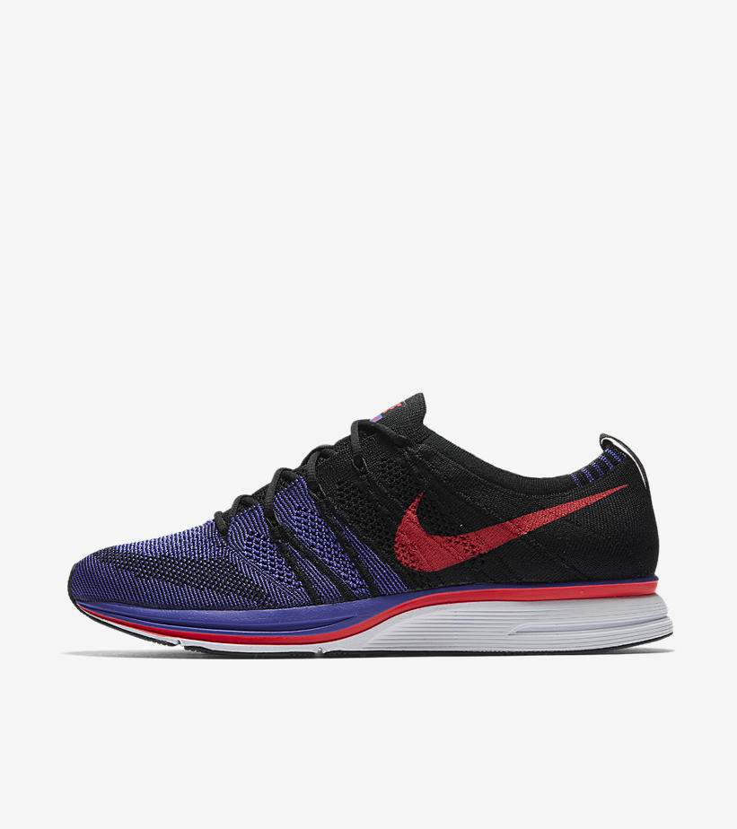 Nike,Flyknit Trainer,AH8396-00  红蓝撞色校服风！全新配色 Flyknit Trainer 下周官网发售
