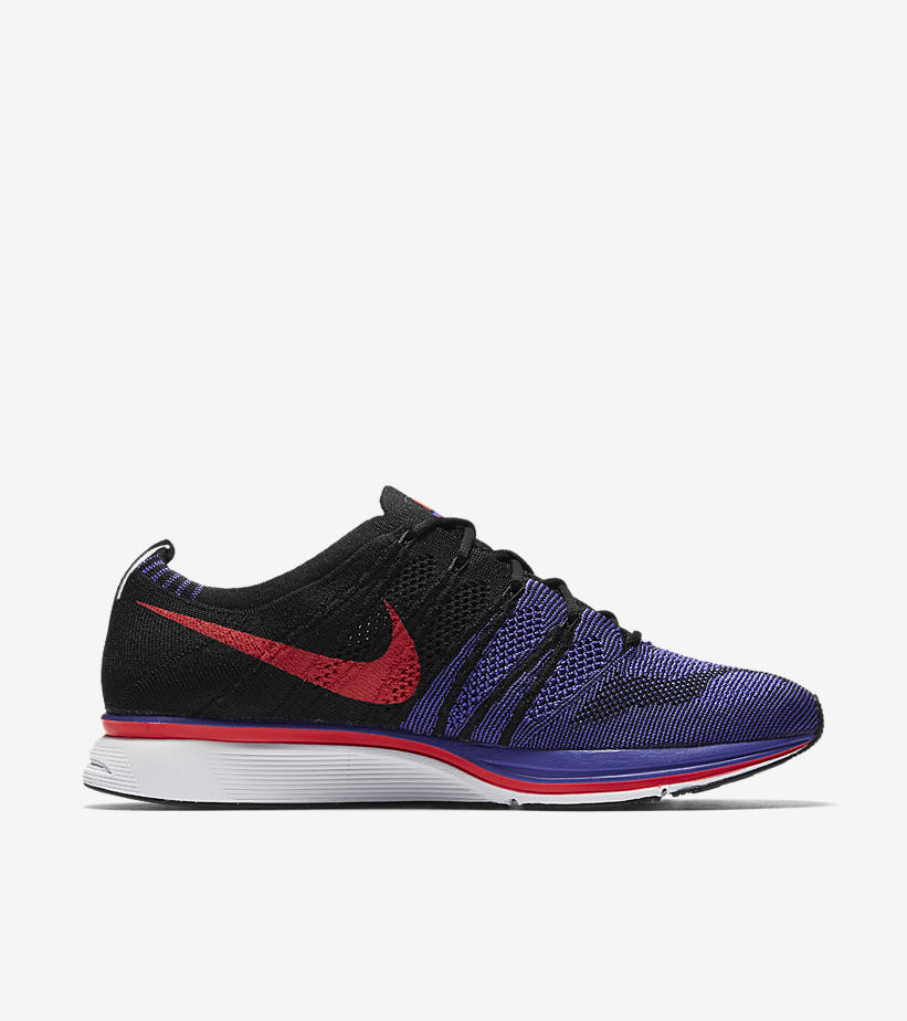 Nike,Flyknit Trainer,AH8396-00  红蓝撞色校服风！全新配色 Flyknit Trainer 下周官网发售