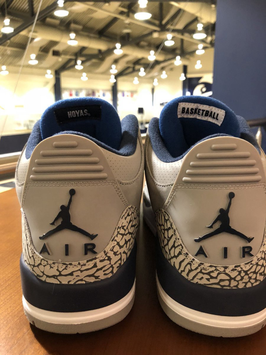 Air Jordan 3,AJ3  乔治城 Air Jordan 3 Hoyas PE 最新近照释出