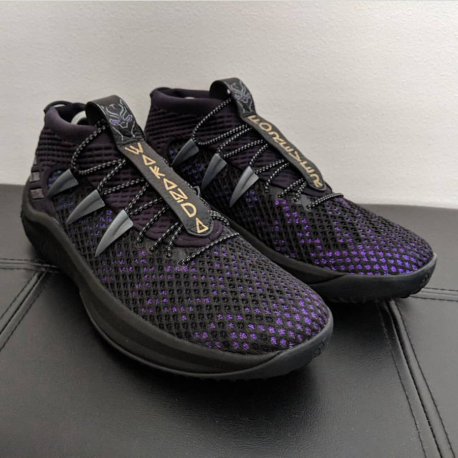 adidas,Dame 4,球鞋定制  ​黑豹战衣！adidas Dame 4 “Black Panther” 定制版欣赏